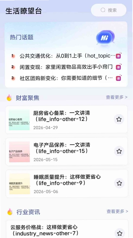 生活瞭望台预览图