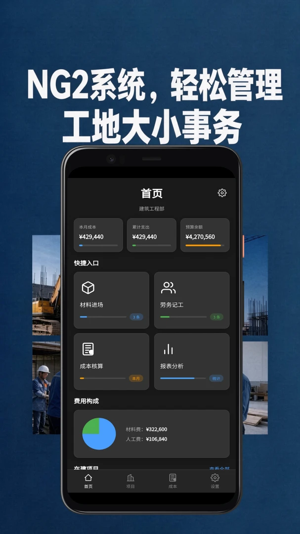 NG2系统界面预览