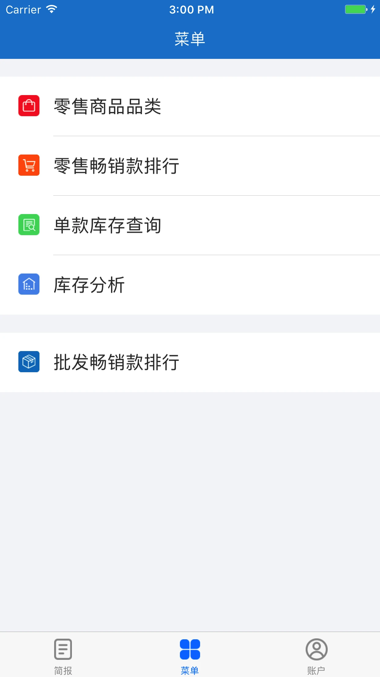 商品简报图表