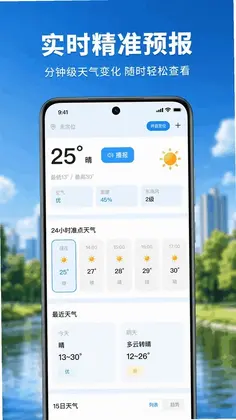 天气预报降雨报预览图