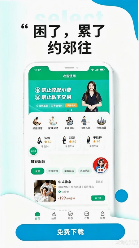 郊往生活服务平台预览图