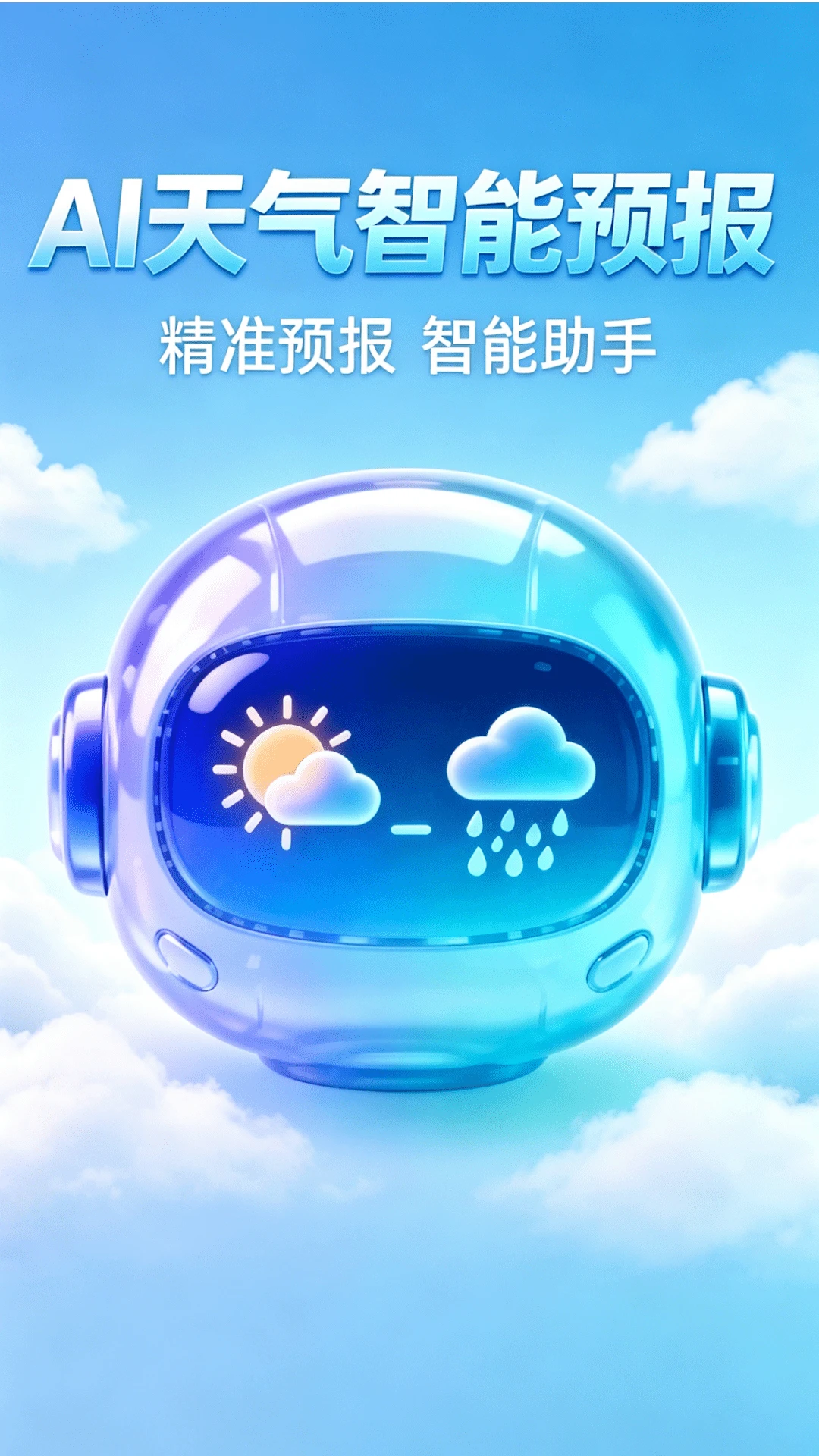 AI准天气预报界面预览