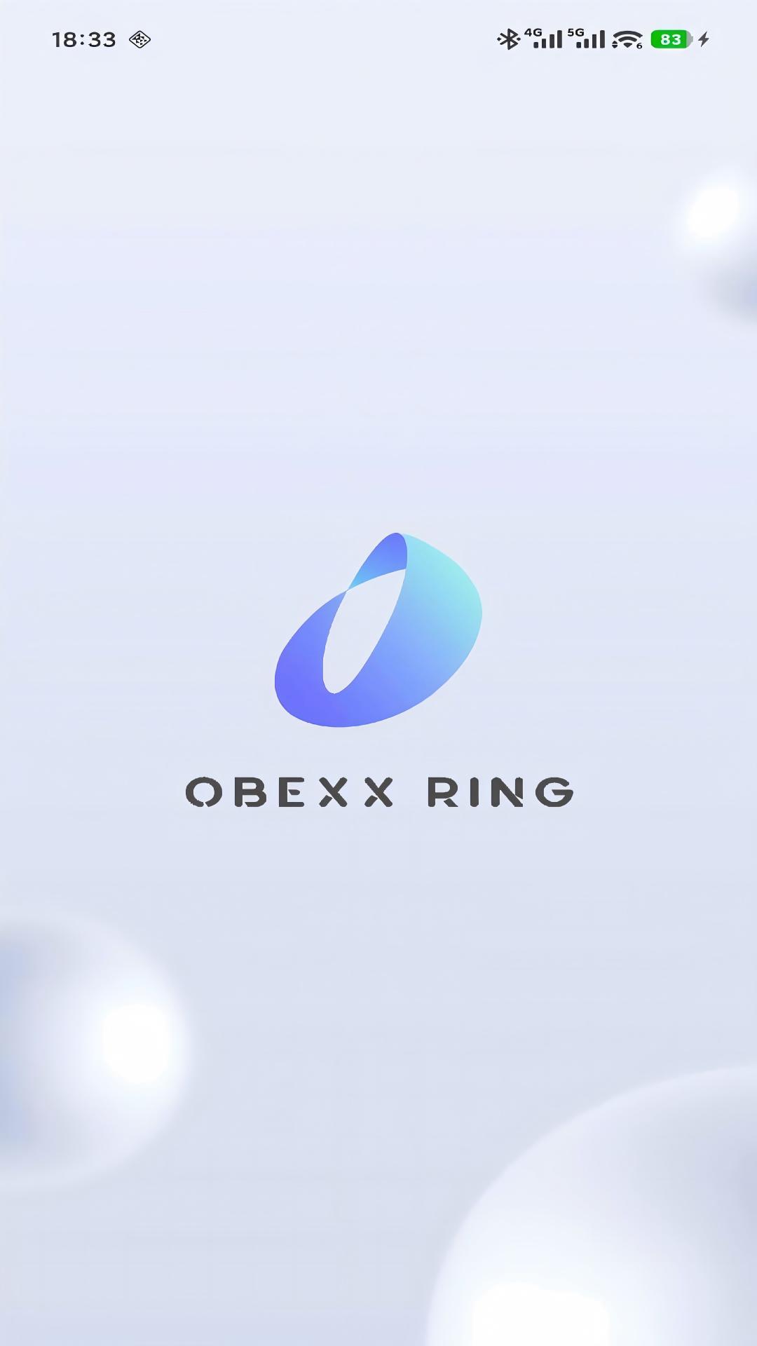 Obexx Ring 健康管理界面