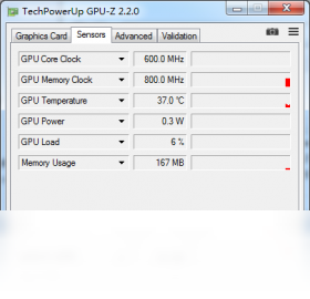 GPU-Z检测界面