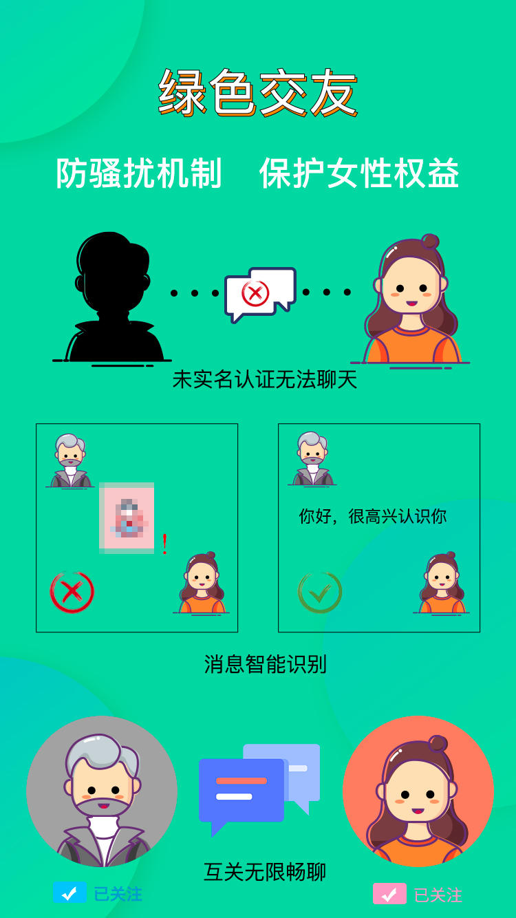 聊缘单身交友真人认证识别技巧