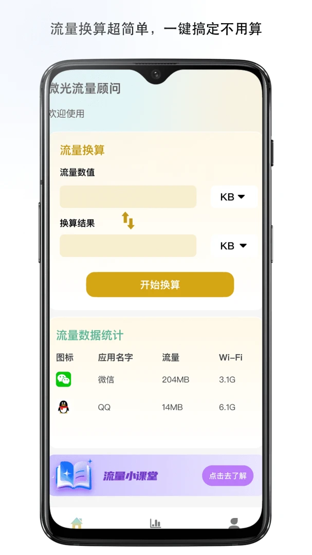 微光流量顾问数据图表