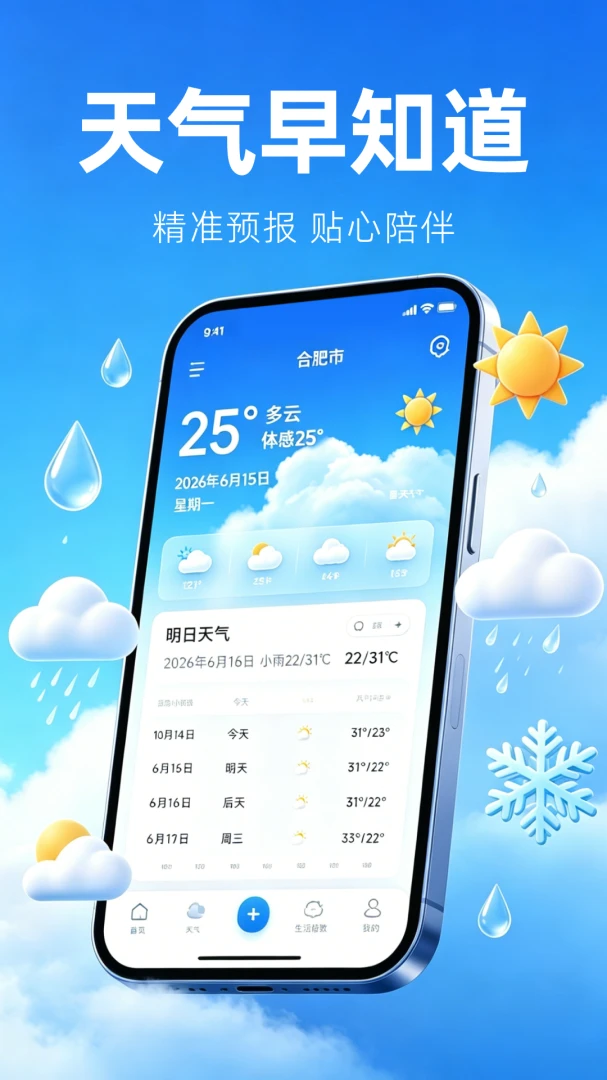 准点卫星天气生活指数