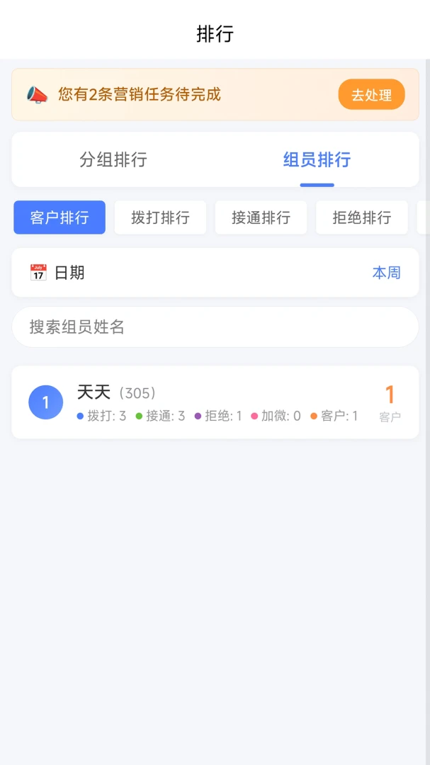 电话量统计工具通话记录