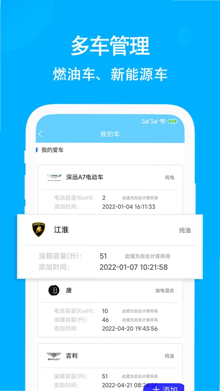奇智油耗电耗预览图