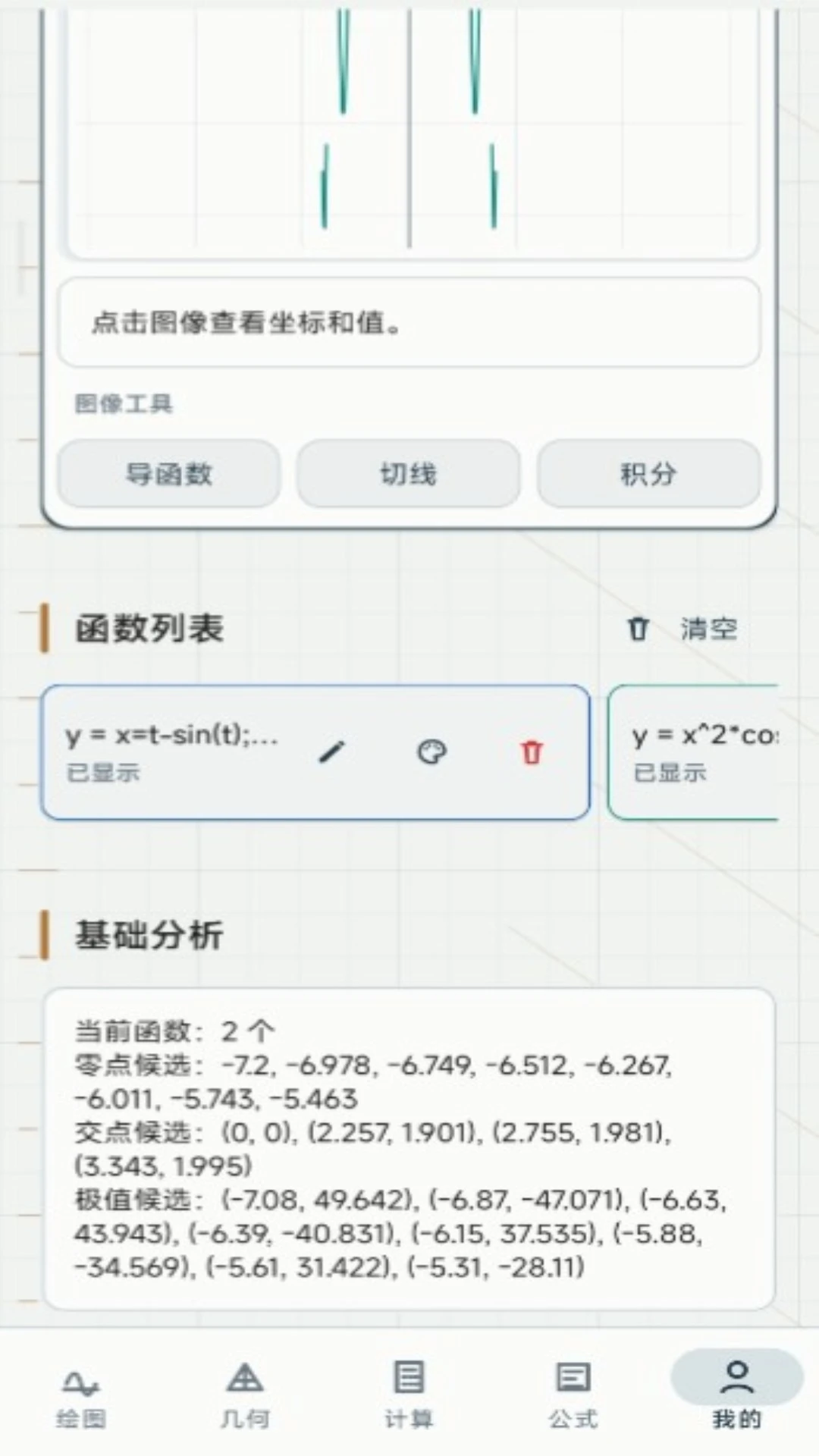 方程计算器函数画图使用