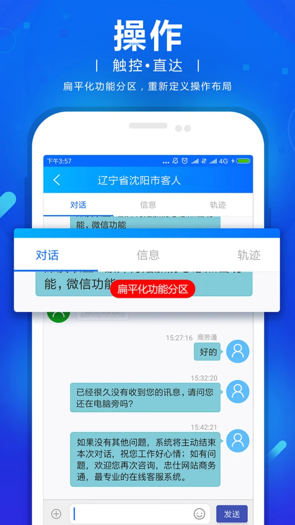 网站商务通功能