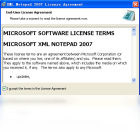 Microsoft XML Notepad界面