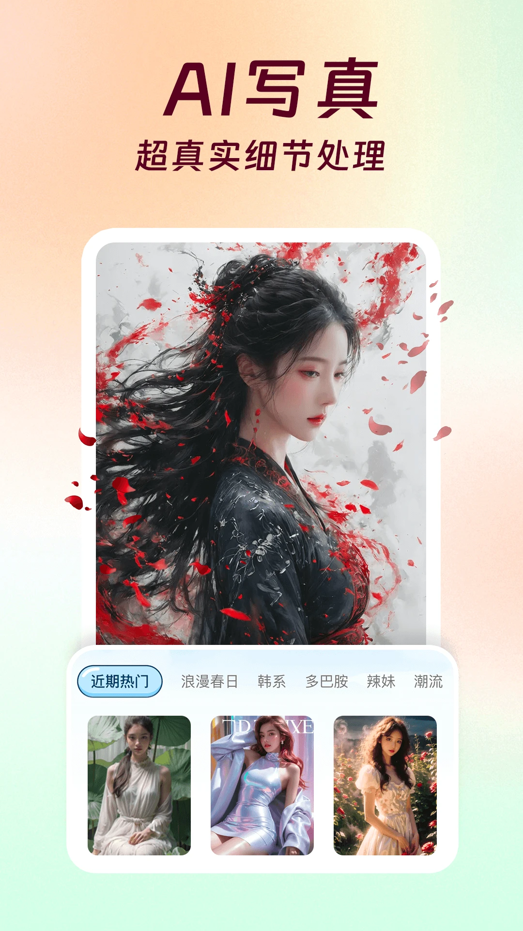 AI换装相机原生模式