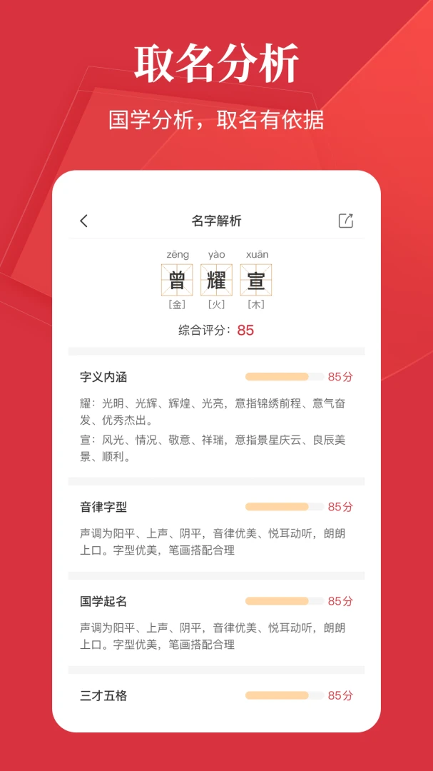 好名字安全检测