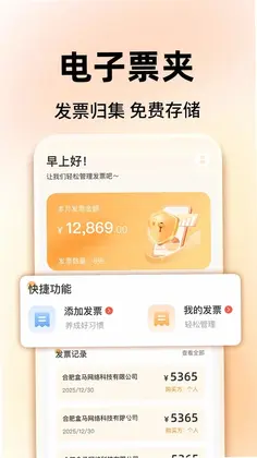 电子发票整理管家预览图