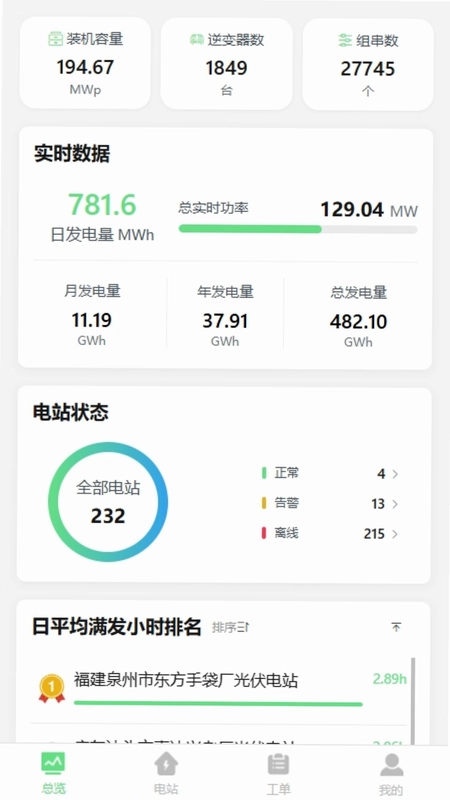 光伏智能管家预览图