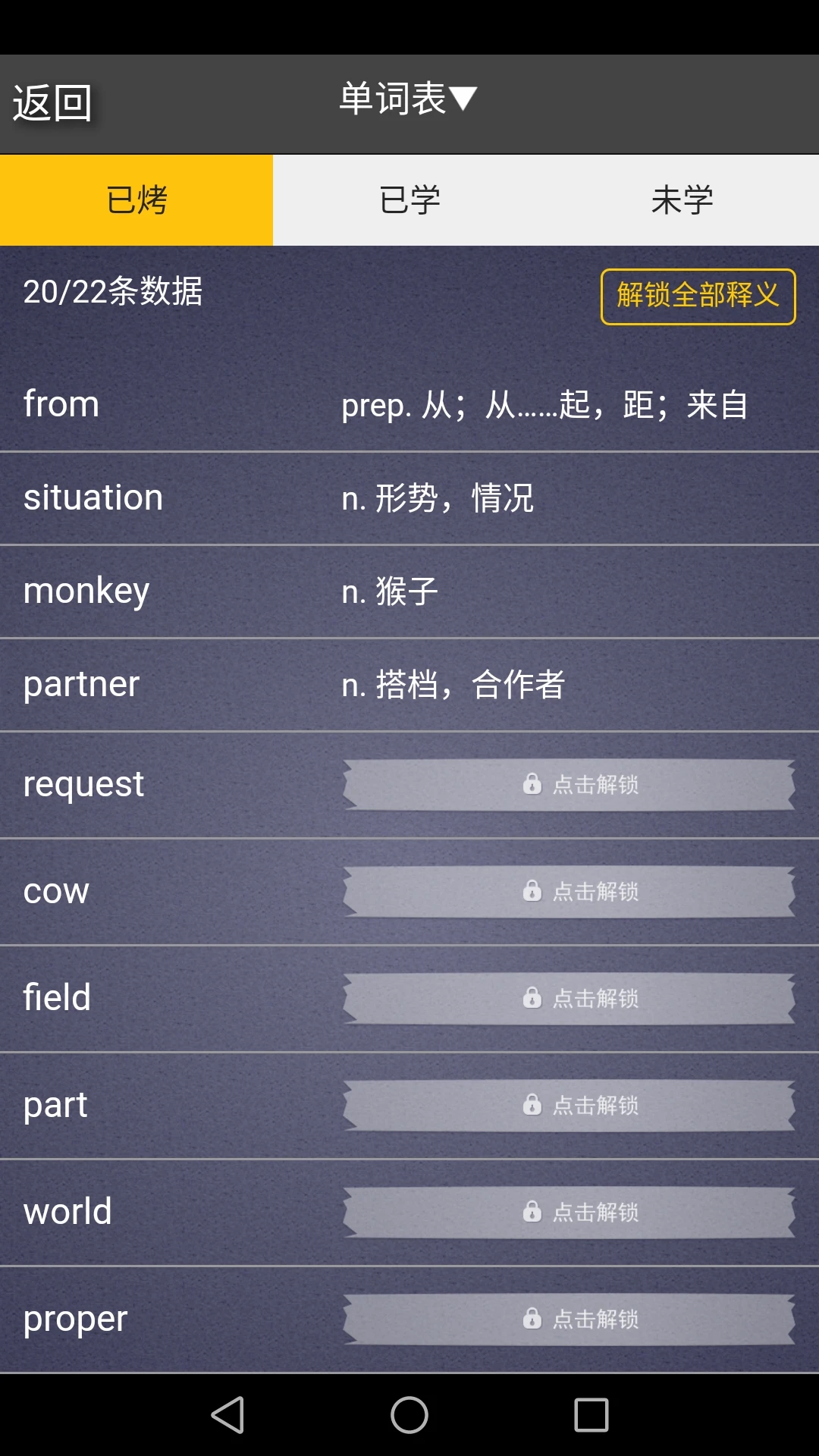 每日英语单词适用人群