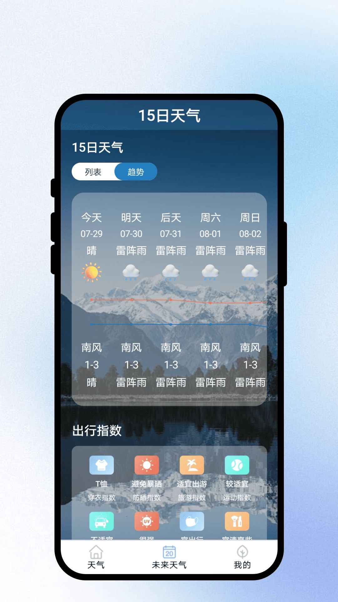 风云知暖界面展示