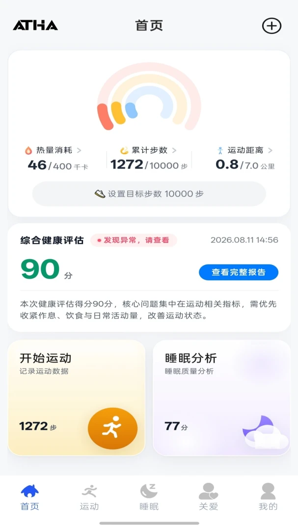 ATHA RING健康管理