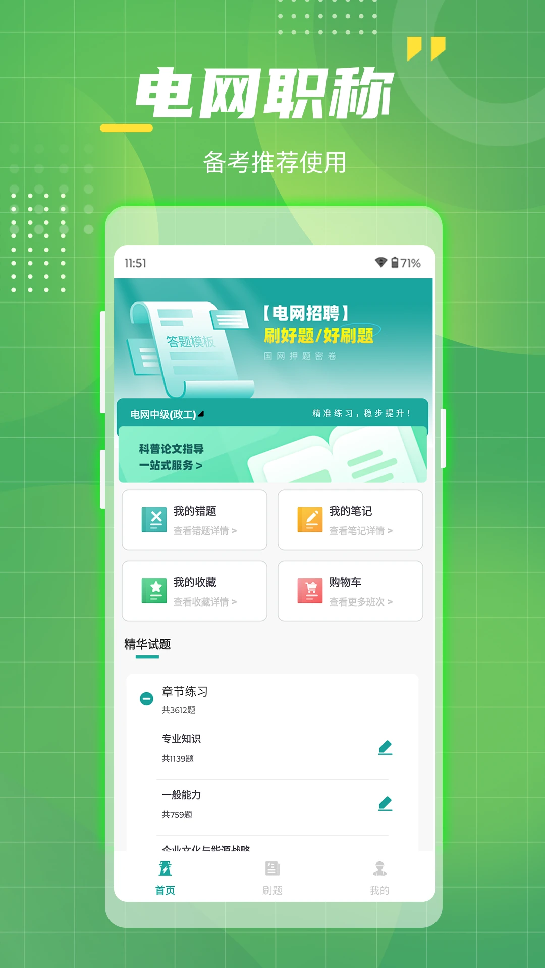 电网考试题库预览图
