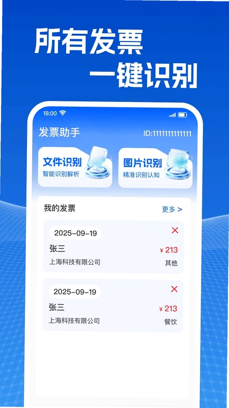 电子发票识别助手预览图