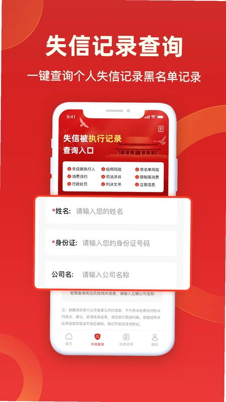 执行信息公开查询预览图