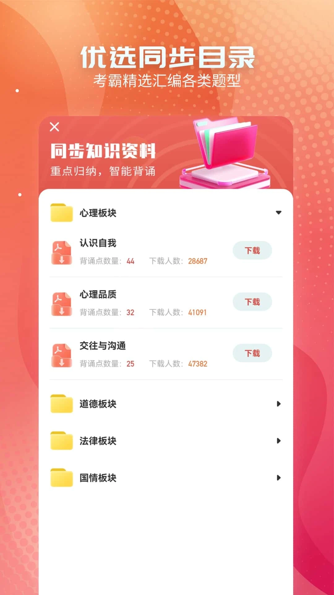初中政治学习