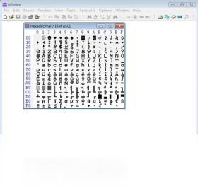 WinHex编辑界面