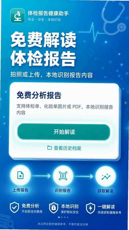 体检报告健康助手预览图