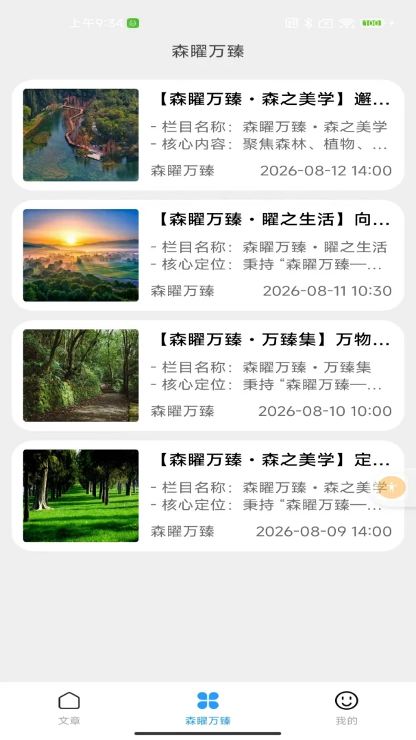 森矅万臻放松身心