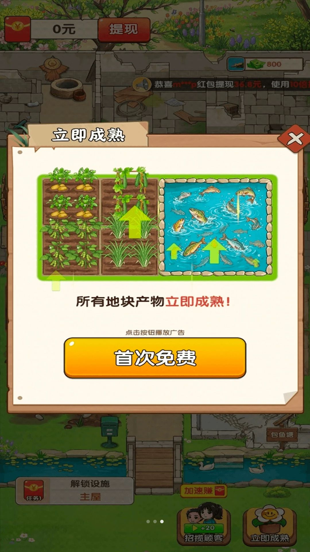 怀旧幸福小院玩法展示