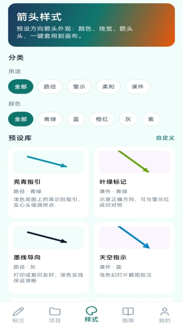 方向箭头PDF编辑