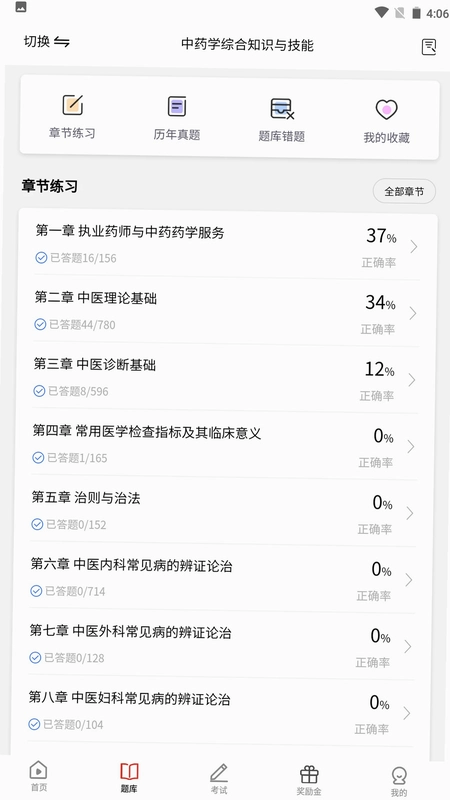 执业药师题库预览图