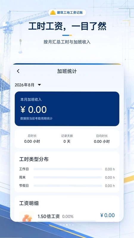 建筑工地工资记账预览图