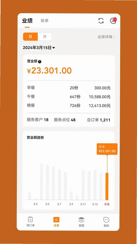 悠饭商家端预览图