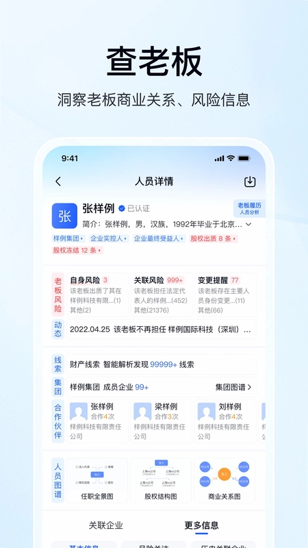 爱企查预览图