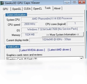 GPU Caps ViewerԤ��ͼ