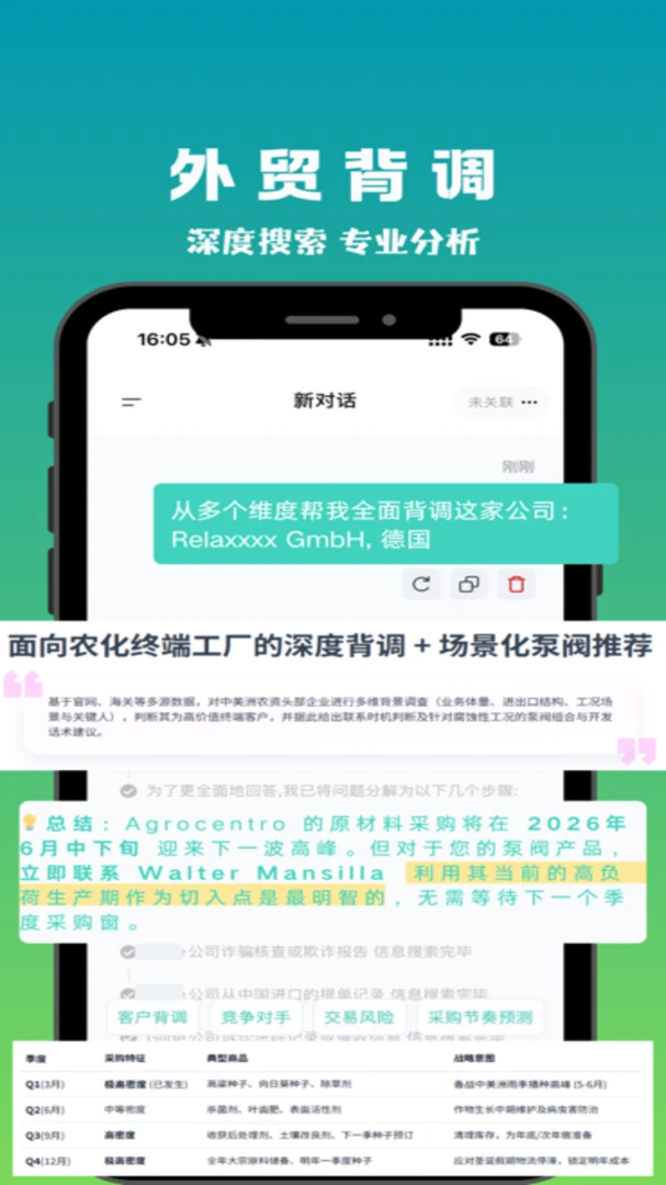 灵贸背调报告示例