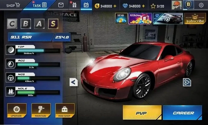 街头赛车高清版手游(Street Racing HD)预览图