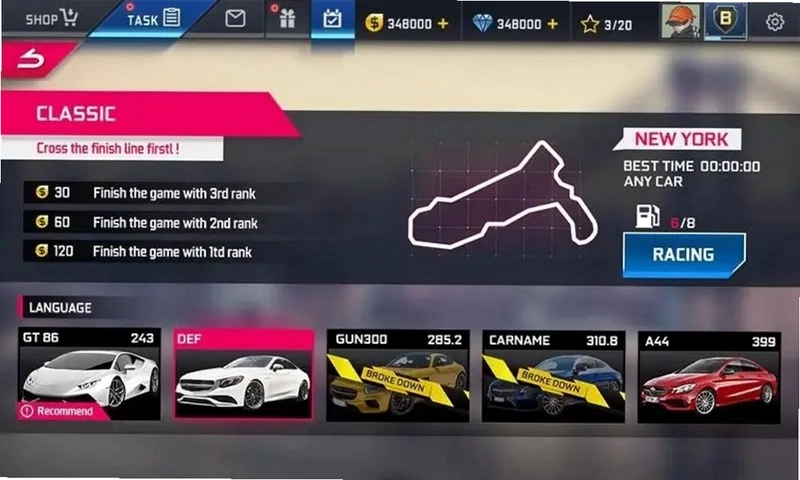 街头赛车高清版手游(Street Racing HD)预览图