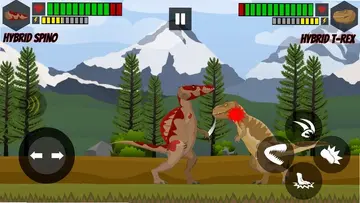 ������VS��������Ͼ�����(Hybrid Arena: T-Rex vs Spino)Ԥ��ͼ
