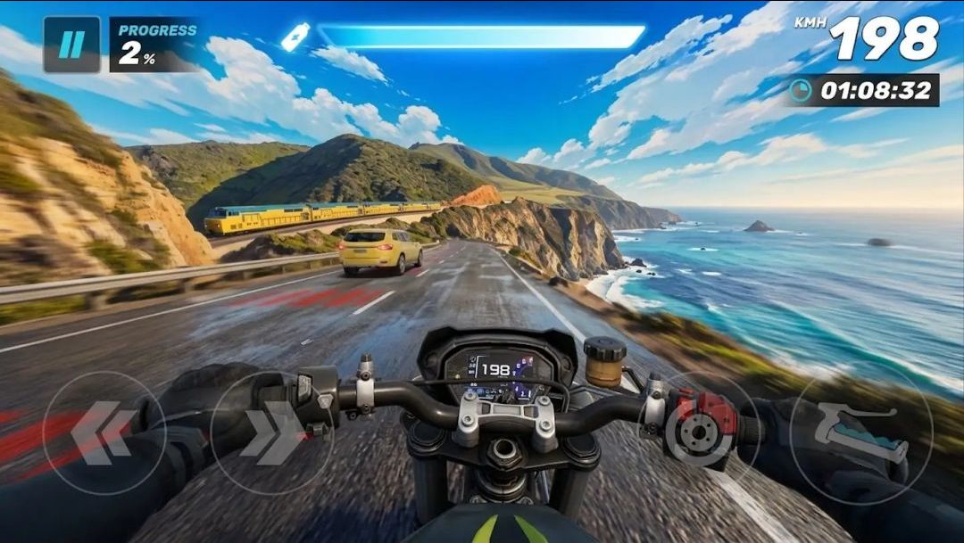公路摩托狂飙截图2