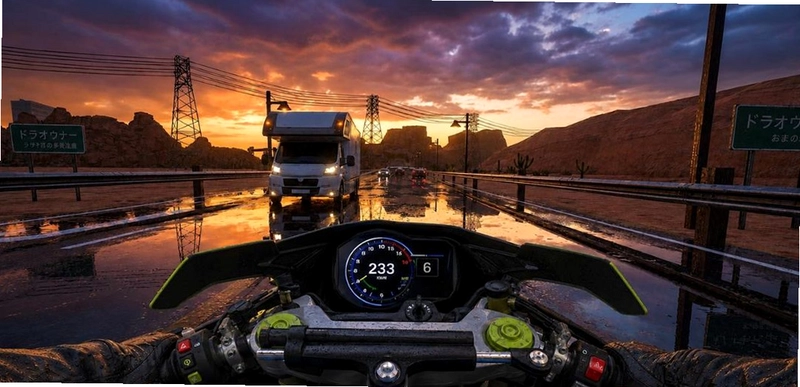 公路摩托狂飙游戏 Highway Moto Rush预览图