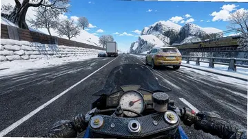 ��·Ħ�п����Ϸ Highway Moto RushԤ��ͼ