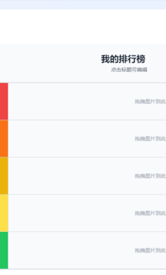 从夯到拉排名功能展示