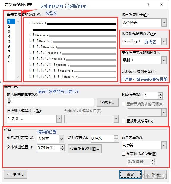 Word学习宝典最新版本样式多级列表设置方法