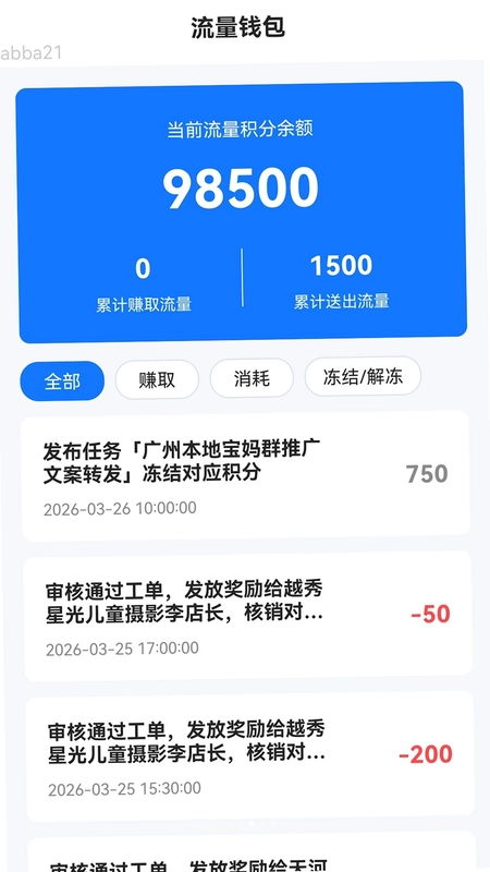 自动得流量预览图