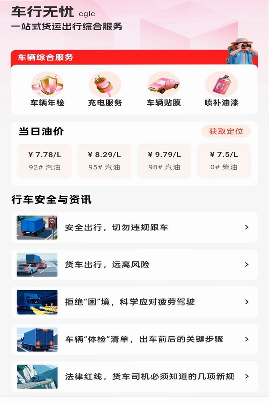 货车满载司机预览图