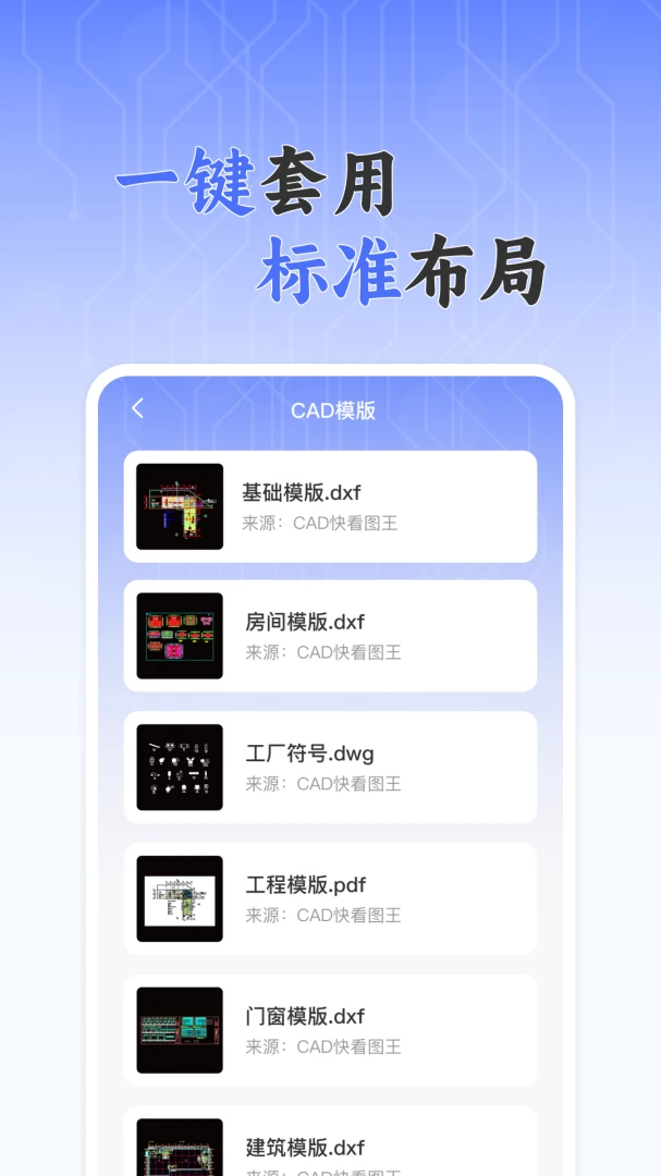 支持的格式列表