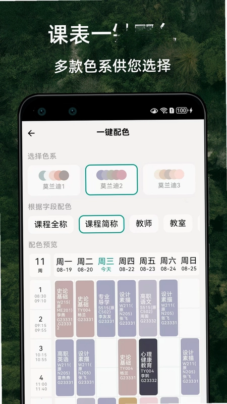 极简课程表预览图